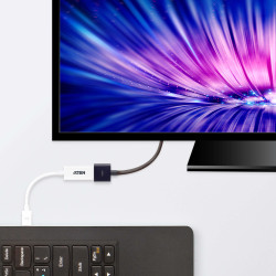 ATEN VC980-AT Adaptador de Mini DisplayPort a HDMI, Mini DisplayPort, HDMI, Macho, Hembra, Derecho, Derecho 2