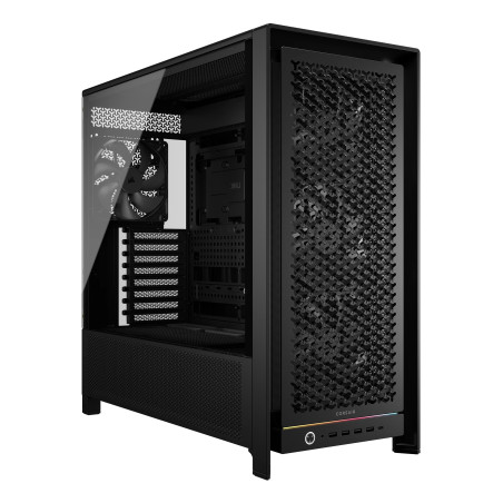 Corsair CC-9011307-WW FRAME 5000D RS, Midi Tower, PC, Negro, ATX, EATX, micro ATX, Mini-ITX, Plástico, Acero, Vidrio templado,