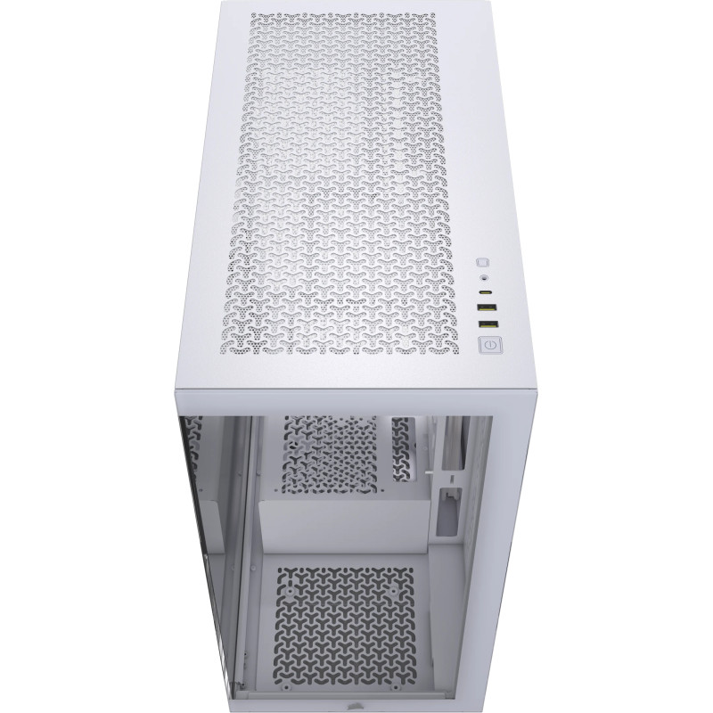 Corsair CC-9011277-WW 3500X, Midi Tower, PC, Blanco, EATX, Acero, Vidrio templado, Juego