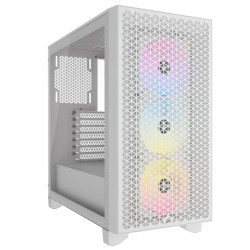 Corsair CC-9011256-WW CC-9011256-WW, Midi Tower, PC, Blanco, ATX, Acero, Juego