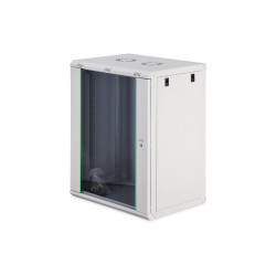 Digitus DN-19 16-U-EC Caja mural serie Dynamic Basic - 600x450 mm (ancho x fondo), Bastidor de pared, 19U, 60 kg, Gris
