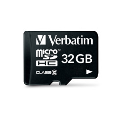 Verbatim 44083 Premium, 32 GB, MicroSDHC, Clase 10, 10 MB/s, 10 MB/s, Negro 2