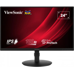 Viewsonic VG2408A Display VG2408A, 61 cm (24"), 1920 x 1080 Pixeles, Full HD, LED, 5 ms, Negro