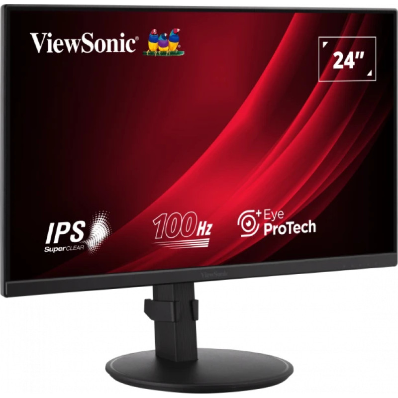 Viewsonic VG2408A Display VG2408A, 61 cm (24"), 1920 x 1080 Pixeles, Full HD, LED, 5 ms, Negro