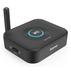 Hama 00205321 Link.it solo, Bluetooth, 3,5 mm, 50 m, Negro, USB, Audio (3ˌ5mm), USB tipo A a USB tipo C 2