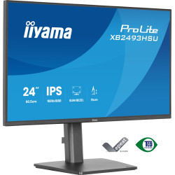 iiyama XB2493HSU-B1 ProLite XB2493HSU-B1, 60,5 cm (23.8"), 1920 x 1080 Pixeles, Full HD, LED, 1 ms, Negro
