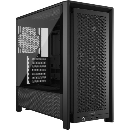 Corsair CC-9011312-WW FRAME 4000D RS, Midi Tower, PC, Negro, ATX, EATX, micro ATX, Mini-ITX, Plástico, Acero, Vidrio templado,