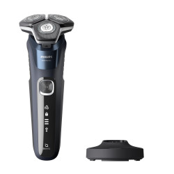 Philips S5885/25 SHAVER Series 5000 S5885/25 Afeitadora eléctrica Seco y Mojado, Máquina de afeitar de rotación, Azul, 2