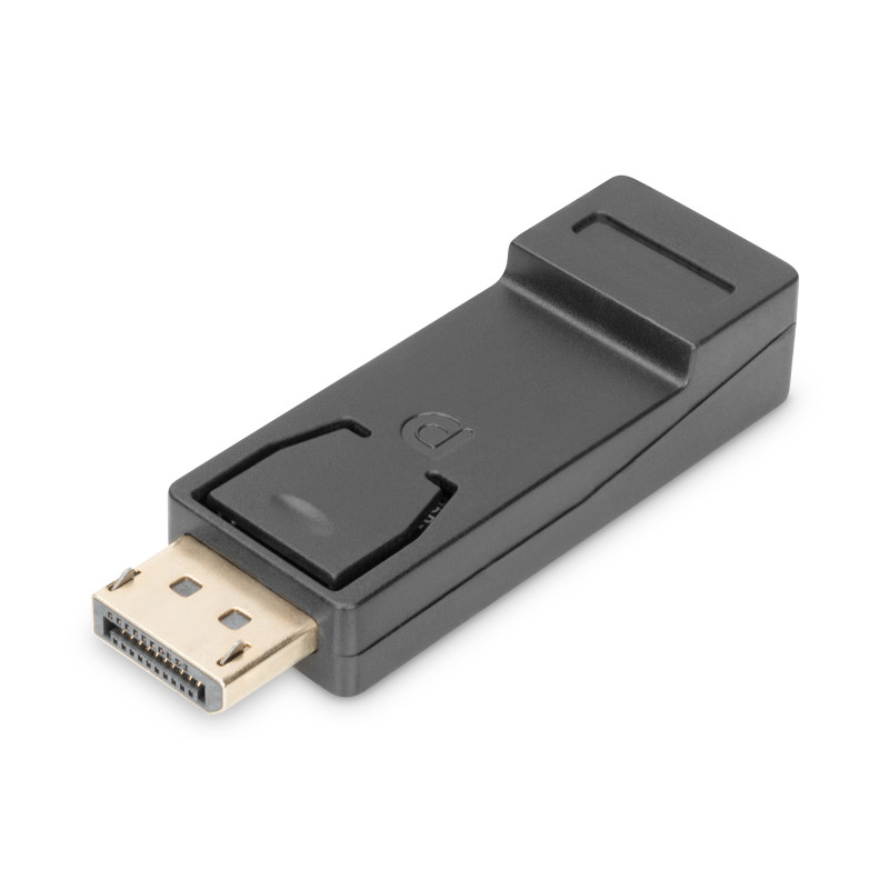 Digitus DB-340602-000-S Adaptador DisplayPort, DP, HDMI Type A, Negro