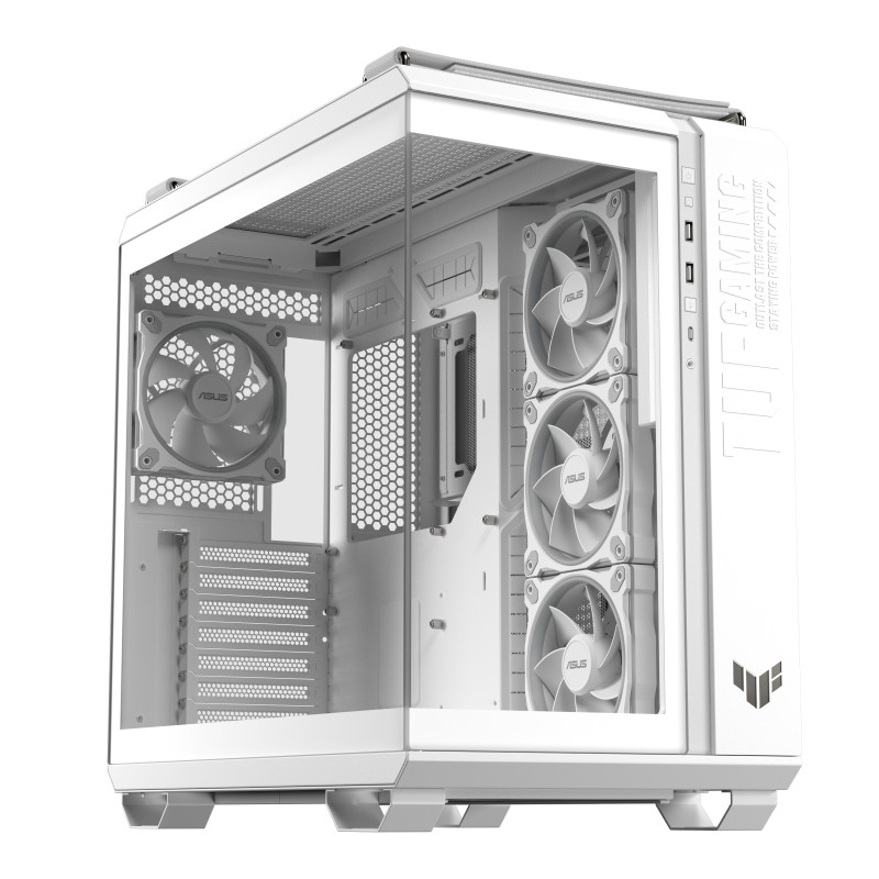 ASUS 90DC0093-B19010 TUF GAMING GT502 Horizon TG ARGB White, Midi Tower, PC, Blanco, ATX, micro ATX, Mini-ITX, Juego, 16,3 cm