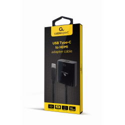 Gembird A-CM-HDMIF-03 A-CM-HDMIF-03, 2.0/3.2 Gen 2 (3.1 Gen 2), USB Tipo C, Salida HDMI, 3840 x 2160 Pixeles