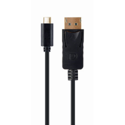 Gembird A-CM-DPM-01 A-CM-DPM-01, 2 m, USB Tipo C, DisplayPort, Macho, Macho, Derecho 2