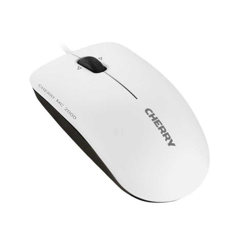 CHERRY JM-0600-0 MC 2000, Ambidextro, IR LED, USB tipo A, 1600 DPI, Gris