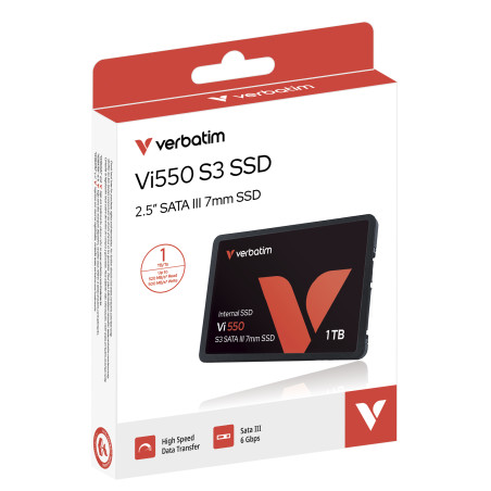Verbatim 49353 Vi550 S3 SSD 1TB, 1 TB, 2.5", 520 MB/s