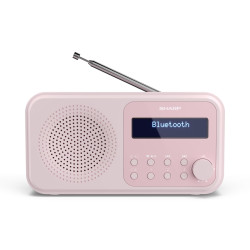 Sharp DR-P420(PK) DR-P420, Portátil, Digital, DAB, DAB+, FM, Exploración automática, Sintonización automática, 2 W, AAC