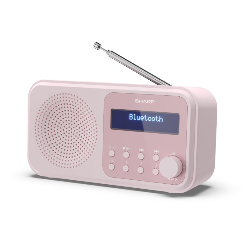 Sharp DR-P420(PK) DR-P420, Portátil, Digital, DAB, DAB+, FM, Exploración automática, Sintonización automática, 2 W, AAC