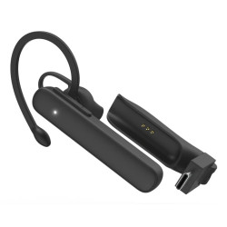 Hama 00184186 MyVoice Station, Inalámbrico, 20 - 20000 Hz, Oficina/Centro de llamadas, 8 g, Auriculares, Negro