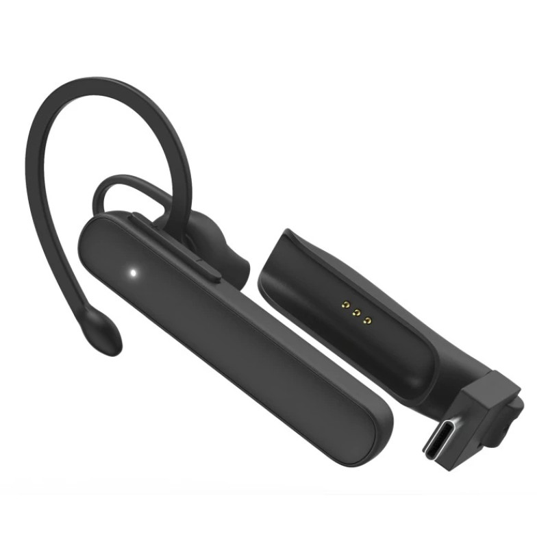 Hama 00184186 MyVoice Station, Inalámbrico, 20 - 20000 Hz, Oficina/Centro de llamadas, 8 g, Auriculares, Negro