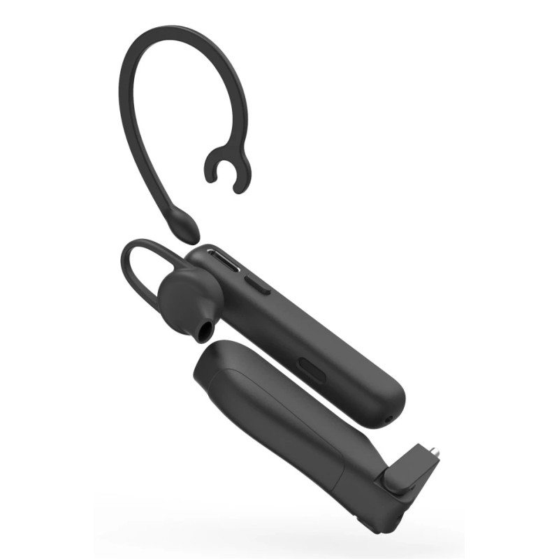 Hama 00184186 MyVoice Station, Inalámbrico, 20 - 20000 Hz, Oficina/Centro de llamadas, 8 g, Auriculares, Negro