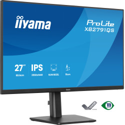 iiyama XB2791QS-B1 ProLite XB2791QS-B1, 68,6 cm (27"), 2560 x 1440 Pixeles, Quad HD, LED, Negro