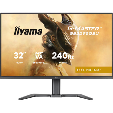 iiyama GB3295QSU-B1 G-MASTER GB3295QSU-B1, 80 cm (31.5"), 2560 x 1440 Pixeles, Quad HD, LED, Negro