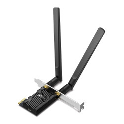 TP-Link ARCHER TX20E UN-B Archer TX20E, Interno, Inalámbrico, PCI Express, WLAN / Bluetooth, 1800 Mbit/s, Negro
