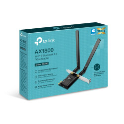 TP-Link ARCHER TX20E UN-B Archer TX20E, Interno, Inalámbrico, PCI Express, WLAN / Bluetooth, 1800 Mbit/s, Negro 2