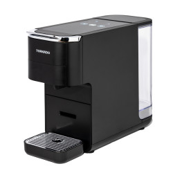 TORNADO TCM-7042-GS TCM7042-GS, Macchina per caffè a capsule, 1,5 L, Cápsula de café, De café molido, 1350 W, Negro