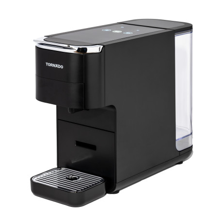 TORNADO TCM-7042-GS TCM7042-GS, Macchina per caffè a capsule, 1,5 L, Cápsula de café, De café molido, 1350 W, Negro