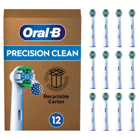 Oral-B 8006540855683 Precision Clean , 12 pieza(s), Blanco, 3 mes(es), Oral-B, Caja