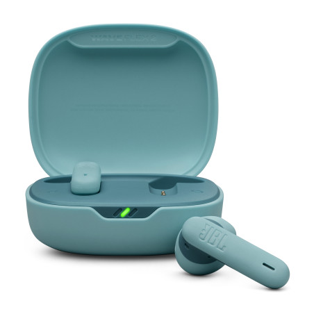 JBL JBLWFLEX2BLU Wave Flex 2, Inalámbrico, Llamadas/Música, 20 - 20000 Hz, 8,24 g, Auriculares, Azul