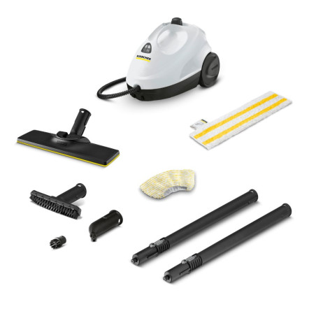 Kärcher 1.512-600.0 SC 2 EasyFix, Limpiador a vapor de cilindro, 1 L, Negro, Blanco, 50 cm, 100 cm, 4 m