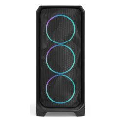 Fractal Design FD-C-MES3A-06 Meshify 3, PC, Negro, ATX, EATX, micro ATX, Mini-ITX, Acero, Vidrio templado, Juego, Multi 2