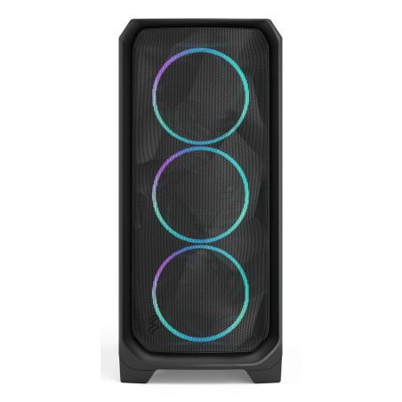 Fractal Design FD-C-MES3A-06 Meshify 3, PC, Negro, ATX, EATX, micro ATX, Mini-ITX, Acero, Vidrio templado, Juego, Multi