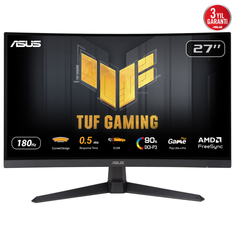 ASUS 90LM0AQ1-B01170 TUF Gaming VG27WQ3B, 68,6 cm (27"), 2560 x 1440 Pixeles, Quad HD, LCD, 1 ms, Negro