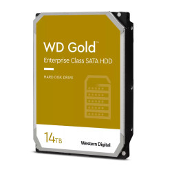 Western Digital WD142KRYZ Gold WD SATA HDD de nivel empresarial, 14 TB, 7200 RPM, 512 MB, 3.5", Serial ATA III
