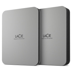 LaCie STLP4000400 Mobile Drive (2022), 4 TB, 2.5", 3.2 Gen 1 (3.1 Gen 1), Plata