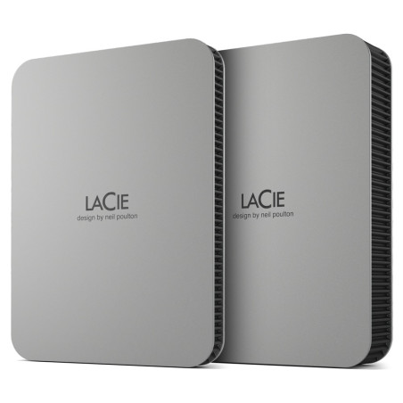 LaCie STLP4000400 Mobile Drive (2022), 4 TB, 2.5", 3.2 Gen 1 (3.1 Gen 1), Plata