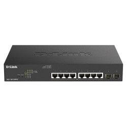 D-Link DGS-1100-10MPV2 DGS-1100-10MPV2, Gestionado, L2, Gigabit Ethernet (10/100/1000), Energía sobre Ethernet (PoE), Montaje