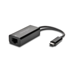 Kensington K33475WW Adaptador de USB-C a Ethernet CA1100E, Alámbrico, USB Tipo C, Ethernet, Negro