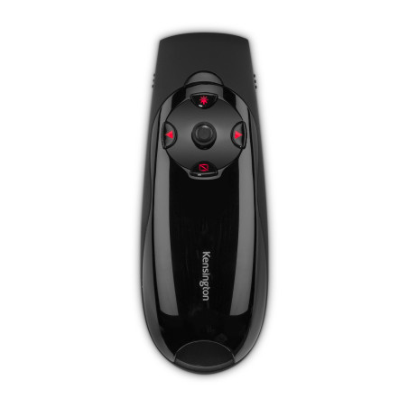 Kensington K72425EU Presentador Expert Control del cursor inalámbrico con láser rojo, Negro