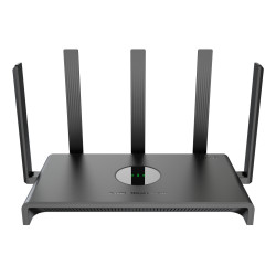Ruijie Networks RG-EW3000GX PRO RG-EW3000GX PRO, Wi-Fi 6 (802.11ax), Doble banda (2,4 GHz / 5 GHz), Ethernet, Negro, Router de