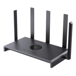 Ruijie Networks RG-EW3000GX PRO RG-EW3000GX PRO, Wi-Fi 6 (802.11ax), Doble banda (2,4 GHz / 5 GHz), Ethernet, Negro, Router de 2