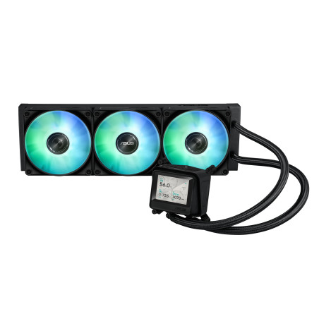 ASUS 90RC01G1-B0EAY0 MAX GAMING LC 360 ARGB LCD, Sistema de refrigeración líquida todo en uno, 12 cm, Negro