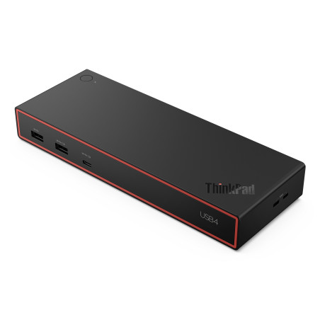 Lenovo 40BF0100EU ThinkPad USB4 Dock 5000, Alámbrico, Thunderbolt 4, 65 W, 1000 Mbit/s, Negro, Eclipse Black