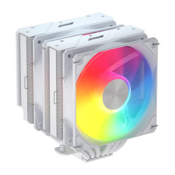 FSP POO0000033 MP7-WA Procesador Ventilador 125 mm Blanco ARGB, Refrigerador de aire, 12 cm, 800 RPM, 1800 RPM, Blanco