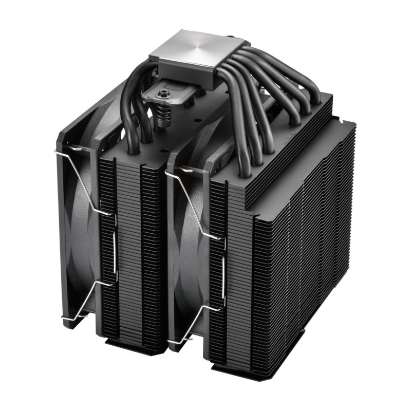 FSP POO0000014 MP7-B Procesador Ventilador 125 mm Negro, Refrigerador de aire, 12 cm, 800 RPM, 1800 RPM, Negro