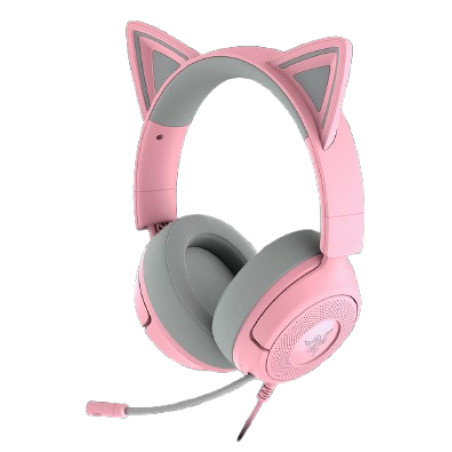 Razer RZ04-05350100-R3M1 Kraken Kitty V3 X, Alámbrico, 20 - 28000 Hz, Juego, 270 g, Auriculares, Rosa