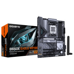 GIGABYTE B650E EAGLE WF6E B650E EAGLE WIFI6E Placa Base - Procesadores AMD Ryzen 9000 Series, VRM de 8+2+2 fases, hasta 8200MHz