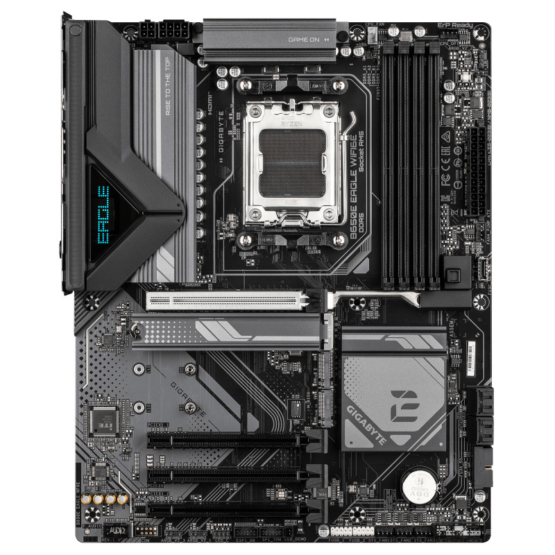 GIGABYTE B650E EAGLE WF6E B650E EAGLE WIFI6E Placa Base - Procesadores AMD Ryzen 9000 Series, VRM de 8+2+2 fases, hasta 8200MHz